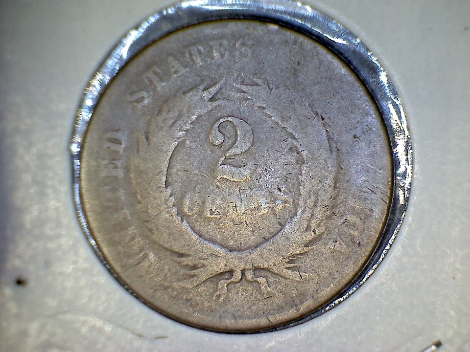 1869 Two-Cent Pieces - Image 2 of 2