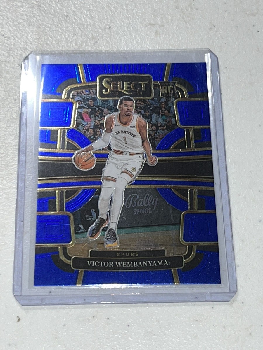 2023-2024 Panini SELECT NBA Victor Wembanyama Blue Concourse