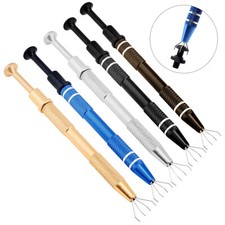 4-Claw Pickup Pen Tool 4 Prongs Grabber Catcher for Small Parts IC Chip Nuts-5pc