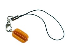Hot Dog Keychain Miniblings Phone Jewelry Fast Food Food Grill Sausage