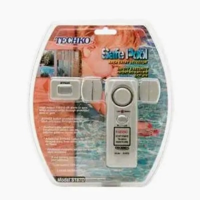 Techko Model S187D Safe Pool Magnetic Sensor Entry Alarm Detector Security