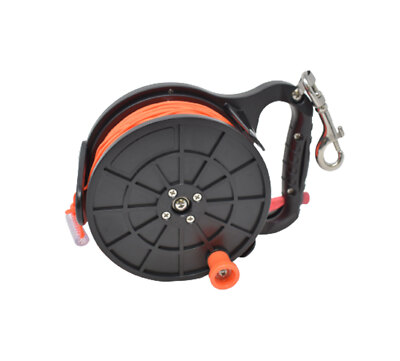 Scuba Choice Heavy Duty Dive Reel   150 m Line, Alloy Frame for Wreck & Cave