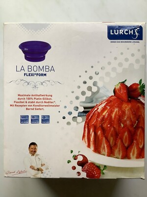LA BOMBA FLEXIFORM LURCH PLATIN SILIKON BACKFORM HALBKUGEL EISFORM (-60 -+260)
