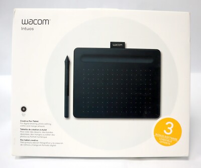 BRAND NEW Wacom Intuos Small Black Graphics Drawing Tablet (CTL4100)