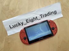 PS Vita Metallic Red PCH 2000 ZA26 Console only PSV Slim H