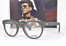 Jack Spade Rx Eyeglasses Matte Gray Wood Texture Panto 48-23-140 JEFFREY UO7