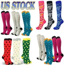 Womens Mens Compression Socks Stockings Knee High Medical 20-30 Size S/M-L/XL