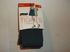 BRAND NEW  LADY'S NO NONSENSE COBBLESTONE COLOR TUCK STITCH  SWEATER TIGHTS 