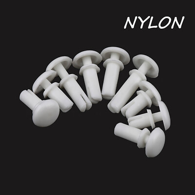Various Sizes And Lengths Rivet Quality White Plain Nylon Plastic Snap ...