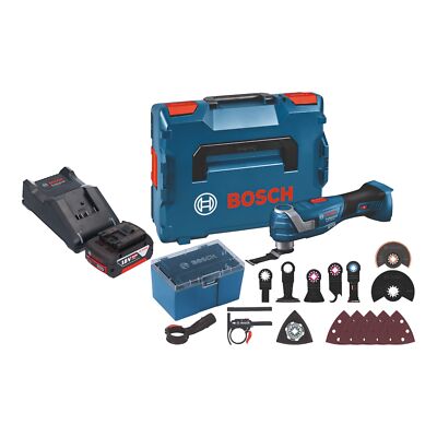 Bosch GOP 18V-34 Professional Multi Cutter Starlock Plus + 1x Akku 5 Ah + Lader