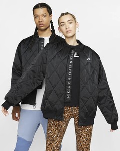 jaqueta nike air satin feminina