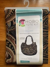 Hobo Tote Kit Cut And Sew, Creative Cuts, Fabric, Handles and Pattern, Brand New