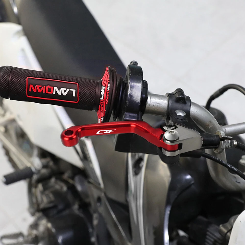 Anodized Pivot Brake Clutch Levers For HONDA CRF150R 2007-2018 CRF450R 2002-2003 Foto 2 de 4