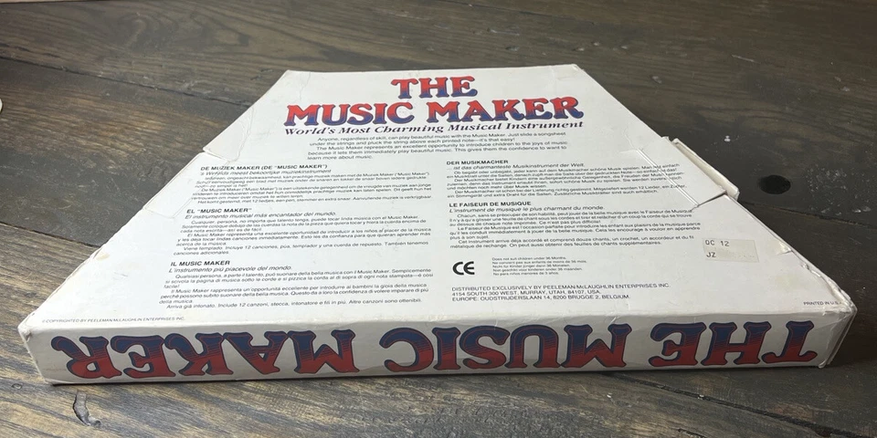 Nepenenoyka The Music Maker Lap Harp Musical Instrument W/Box Music READ BELOW - Image 4 of 4