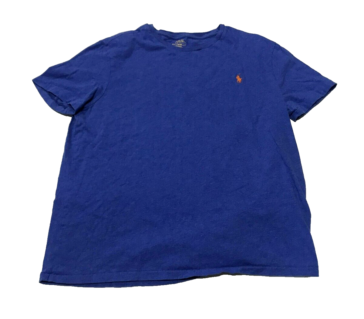 Polo Ralph Lauren maglietta manica corta blu uomo taglia large logo pony