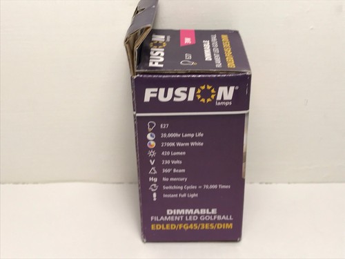 FUSION LAMPS - Light Bulbs - LED, Low Energy, Halogen, E27 B22 B15 GU5.3 GY6.35 - Picture 48 of 76