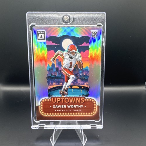 2024 Panini Donruss Optic Uptowns Prizm Xavier Worthy RC #7 Chiefs