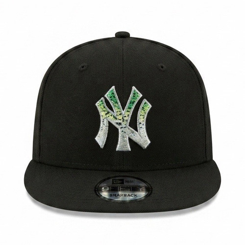 New Era New York Yankees Black Snapback Hat World Series Side Patch MLB