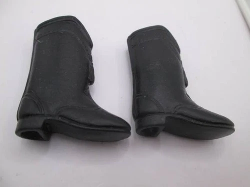 Vintage Barbie ~❤️~ Francie Fashion Feet Pak Squishy Black Majorette Boots