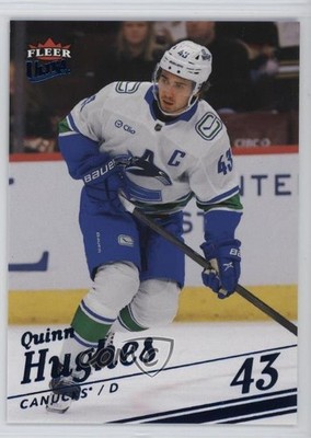 2025-26 Upper Deck Fleer Ultra SP Ice /100 Quinn Hughes #114 12a0