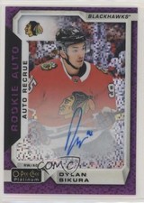 2018 O-Pee-Chee Platinum Rookie Autos Violet Pixels Dylan Sikura #R-DS Auto 09za