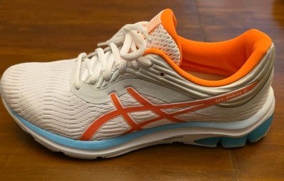 Asics Womens Sz 9 Amplifoam Gel-Pulse II Sneakers Athletic Walking Shoes White 