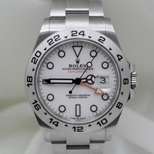 Rolex Explorer II 42mm Steel White Dial Fixed Bezel Oyster Band 226570