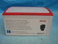 GENUINE - XEROX 006R04365 CYAN High Yield Toner for C310 C315 - NEW - FREE SHIP