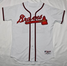 Mint Majestic AUTHENTIC Collection Atlanta Braves White Jersey 48 Mark Teixeira