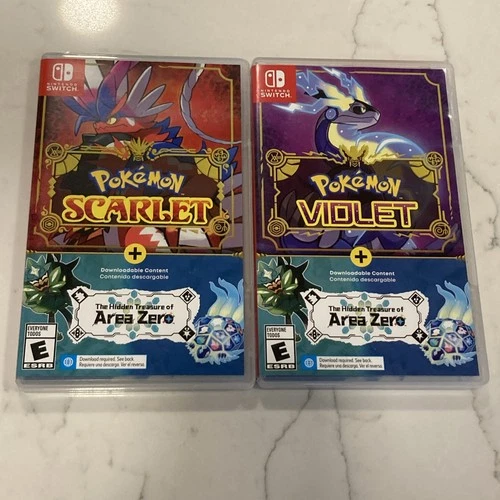 Pokemon Violet + Scarlet Bundle The Hidden Treasure of Area Zero Nintendo Switch