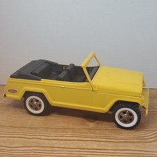 Vtg Tonka Jeepster 1969-1970 Jeep Yellow Black Pressed Steel Toy Car 13 Sharp Vtg Tonka Jeepster 1969-1970 Jeep Yellow Black Pressed Steel Toy Car 13 Sharp