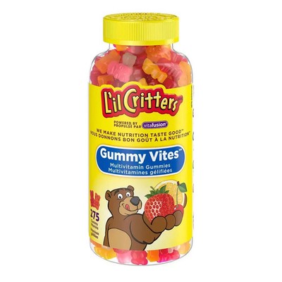 L'il Critters Gummy Vites MultiVitamin Kauartikel Nahrungsergänzung Packung mit 275 Gummis