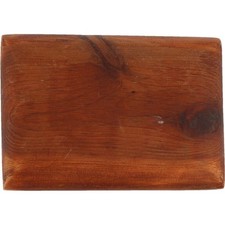 Handmade Exotic Wood Tree Hippie Boho Cool Cowboy 1980s Vintage Belt Buckle