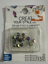 Create Your Style with SWAROVSKI ELEMENTS 6 Mm Bicone Bead - 13 Pcs