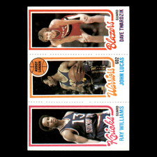 Dave Twardzik/John Lucas/Ray Williams #202/94/173 1980 Topps Basketball Card NBA