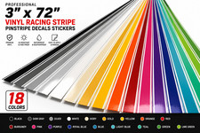 High-performance Vinyl Racing Stripe Decal 3 X 72 Oracal Vinyl High-performance Vinyl Racing Stripe Decal 3 X 72 Oracal Vinyl