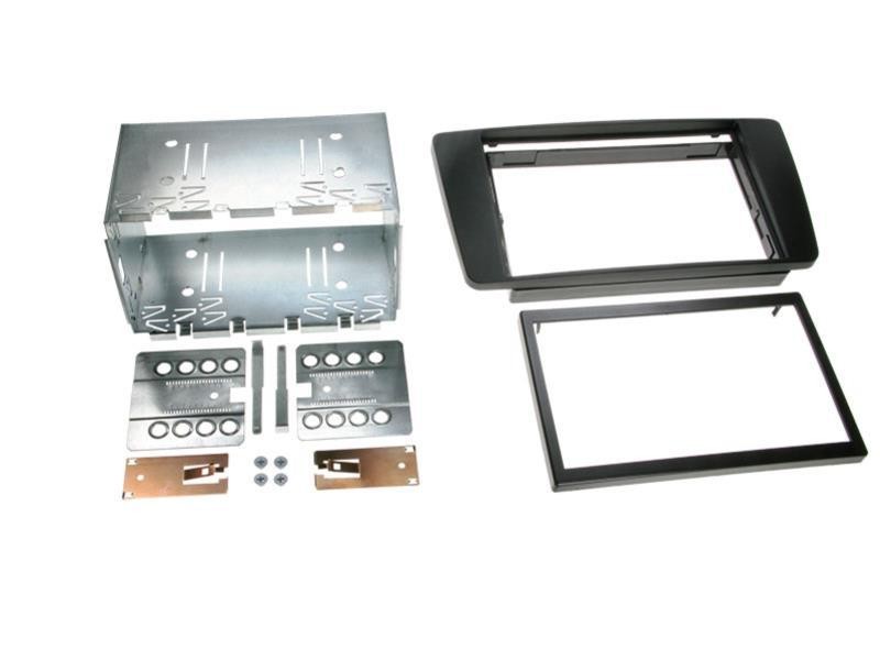 Cadre autoradio Skoda Octavia 2 fixation stable ABS anti-vibrations noir