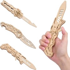 3D Wooden Puzzle for Adults: 3-in-1 DIY Woode...
