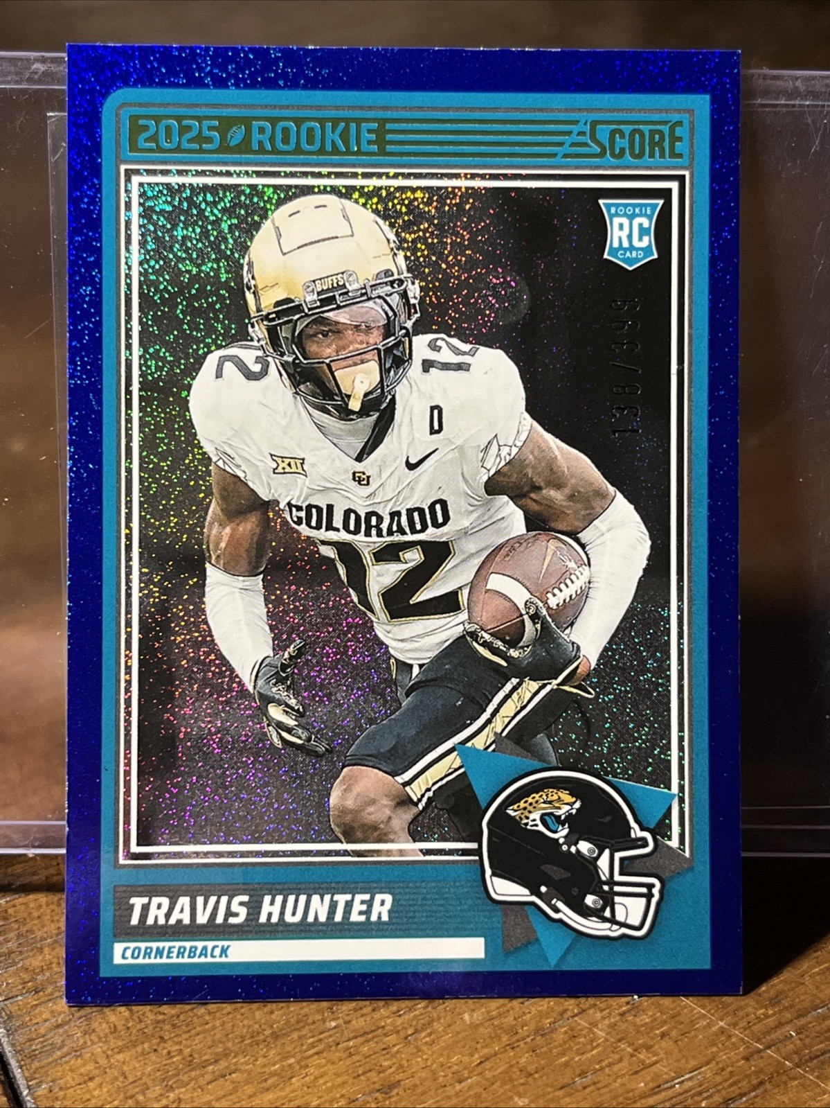 2025 Panini Score Travis Hunter Dots Blue #20 /399
