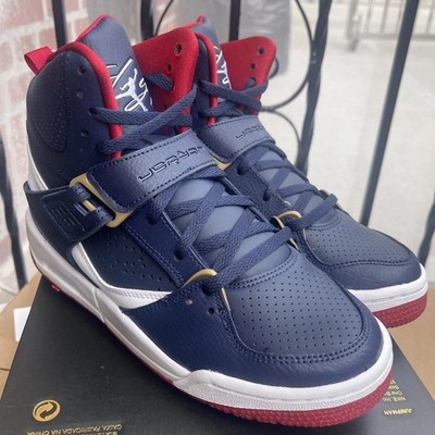 Size 6-JORDAN FLIGHT 45 HIGH BLUE-RED  CZ8768-400) Size 5.5Y