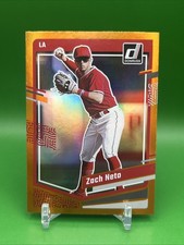 2023 Panini Donruss - Zach Neto #103 Holo Orange (RC)