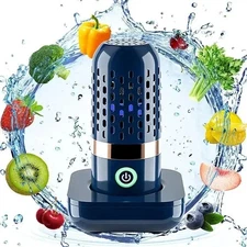 Wireless Fruit Vegetable Washing Machine Portable Capsule Food Purifier