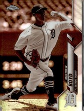 2020 Topps Chrome #74 Matthew Boyd Sepia Refractor