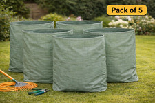 5 x New FIBC Bulk Builders Garden Jumbo 1 ton tonne Bag Waste Sacks 160 x 148 cm
