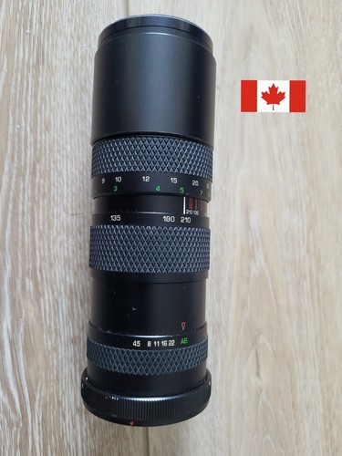 Sun opt sun zoom 1:4.5 85-210mm Manual camera Lens Made In Japan 【76】with case