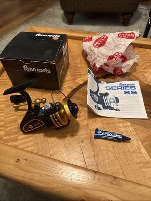 Penn 430 SS Vintage Skirted Spool Spinning Reel with Box & Manual