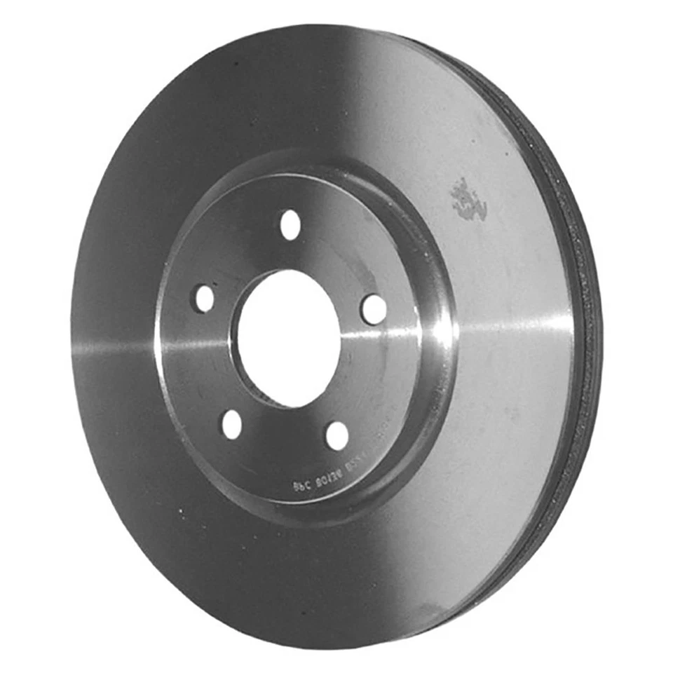 Rotores de freno delanteros + pastillas de freno metálicas y herrajes para Dodge Neon 2003-2005 Foto 3 de 4