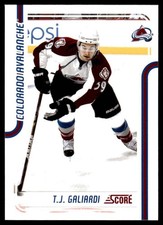 2011 Score Hockey T.J. Galiardi 135 Colorado Avalanche