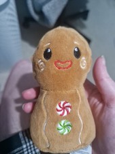 Asda Soft Toy Gingerbread Man Plush Small Stress Toy Christmas Gift