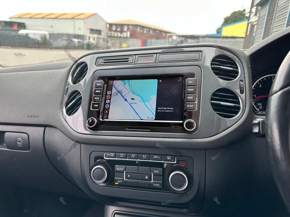 7" For Volkswagen Tiguan 2009-2017 Android 15 Wireless CarPlay Radio GPS W/CAM Foto 2 de 4